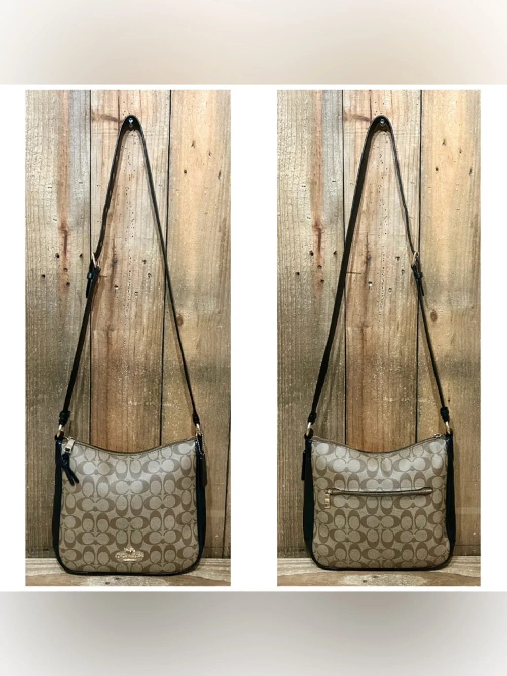 Coach. 5 Piece: Ellie File Bag with Free Sunglasses, Case, Wristlet & Dust Bag. - Picture 3 of 16